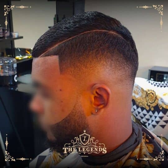 Réalisation coiffure The Legends, votre coiffeur à Saint-André